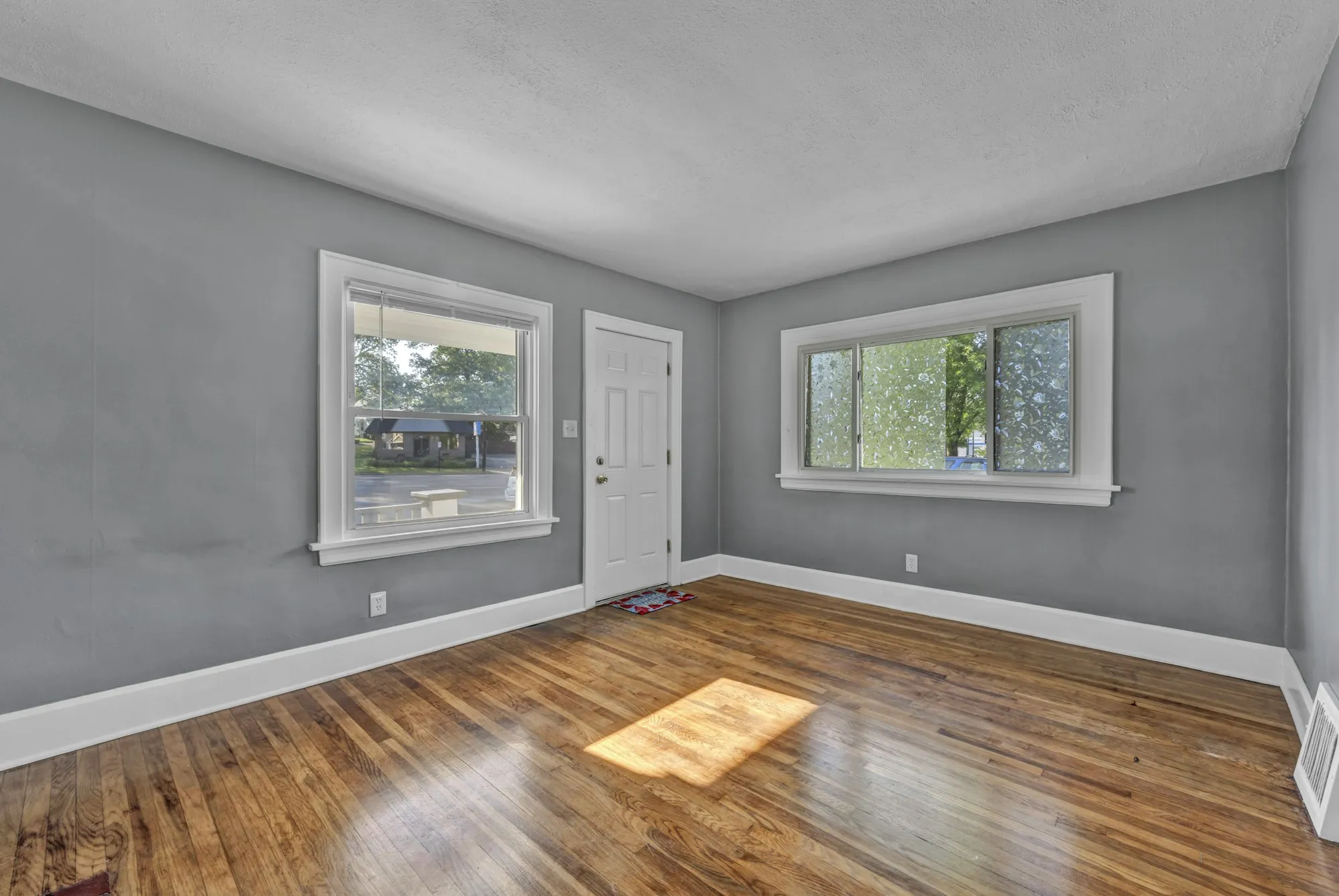 Newly painted room in a home